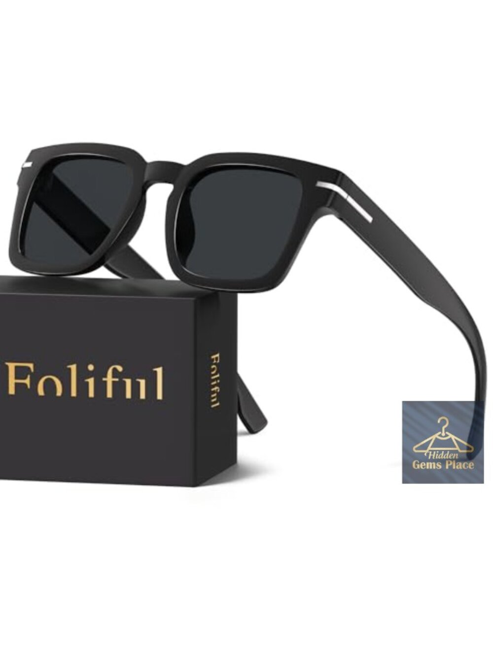 Square Sunglasses UV Protection HD Lens Lightweight Driving